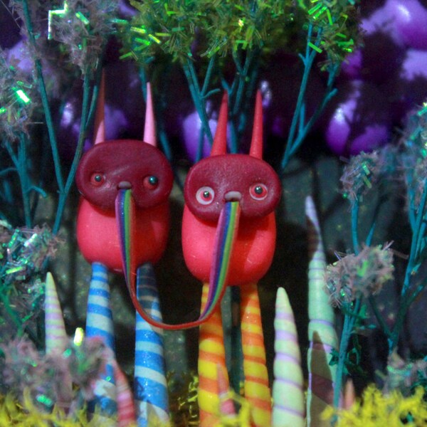 Woodland Creature, Diorama, Creepy Cute, Shadow Box, Fantasy Dolls, Miniature Diorama, Forest Scene, Fantasy Art, Original Art, Whimsical