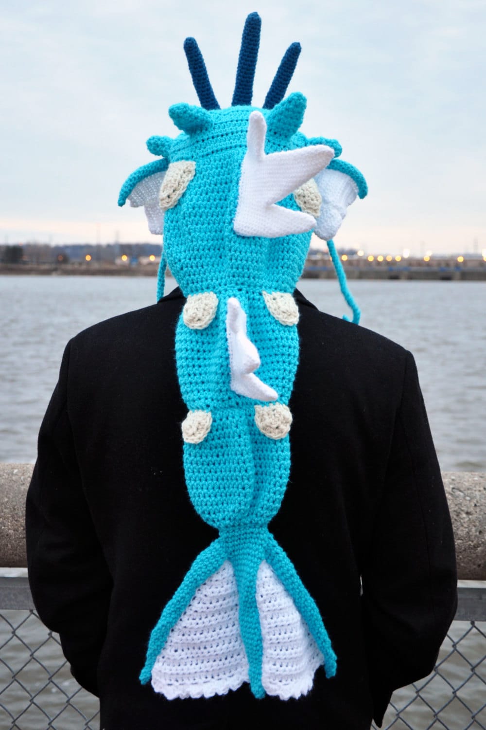 Crochet Gyarados Hat PATTERN Pokemon 