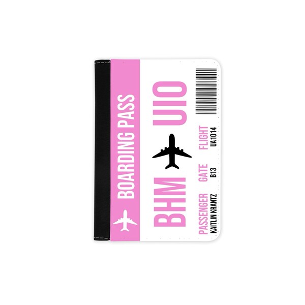 Boarding Pass Holder Etsy