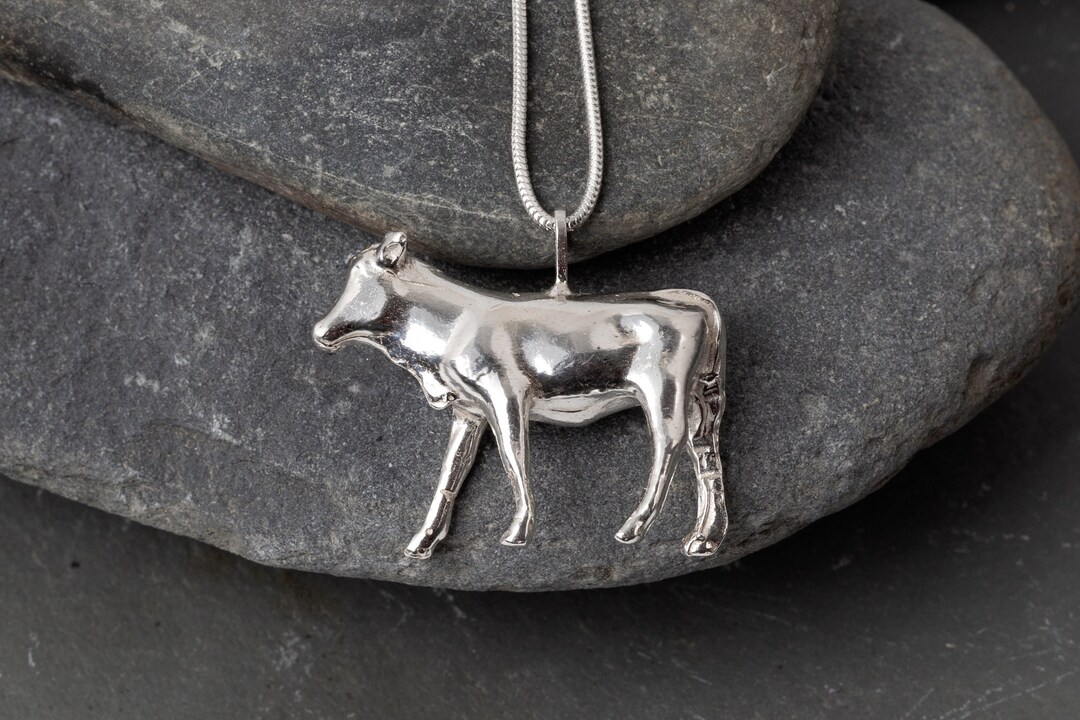 Friesian Cow Charm in Sterling Silver or Gold – Charmarama