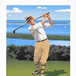 Vintage Golf Giclee Print, Vintage Golf Print, Golf Art, Golf Print, Vintage Golf Poster, Art Deco, Vintage Sports Print, Sports Poster
