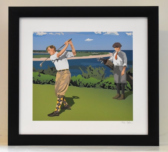 Vintage Golf Giclee Print, Vintage Golf Print, Golf Art, Golf Print, Golf Poster, Art Deco, Vintage Sports Print, Sports Poster