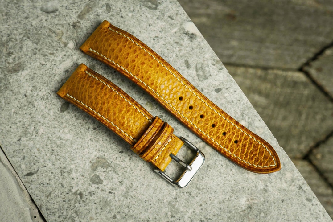 Watch Band Yellow Watch Strap Custom Watch Strap Band 16mm Etsy