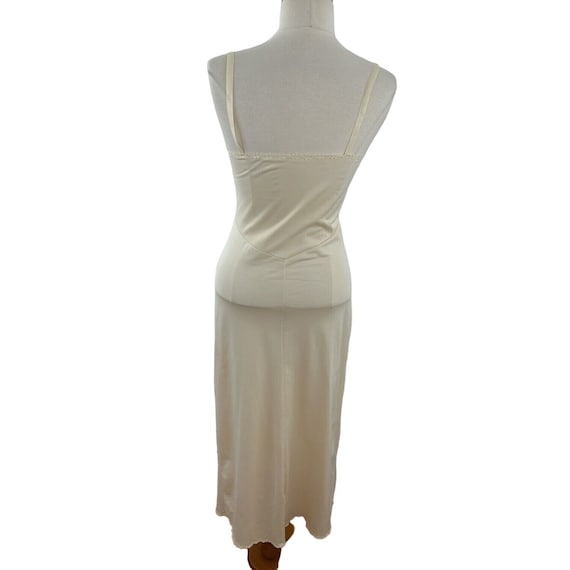 Vintage Olga Women's 32 Full Long Slip Ivory Styl… - image 6