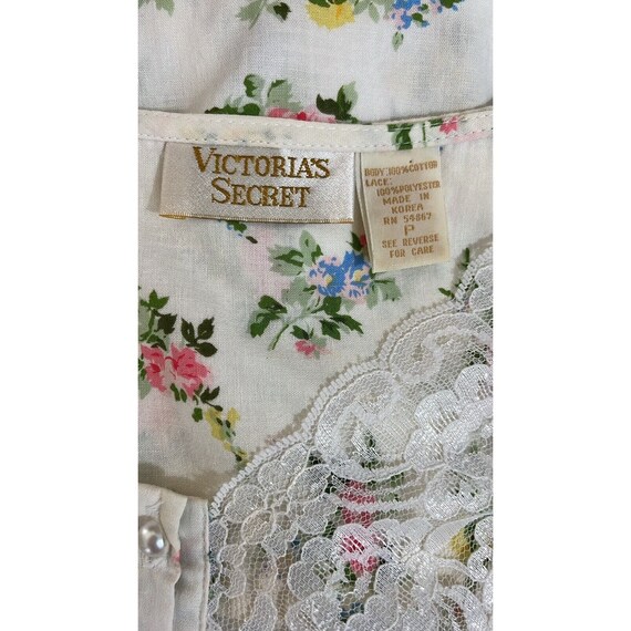 Victoria's Secret Floral Cotton Nightgown Cotton … - image 6