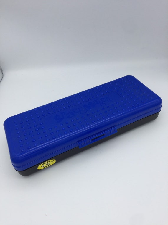 Vintage Spacemaker Pencil Case Storage Box Art Craft US Black Etsy