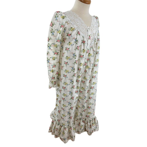Victoria's Secret Floral Cotton Nightgown Cotton … - image 3