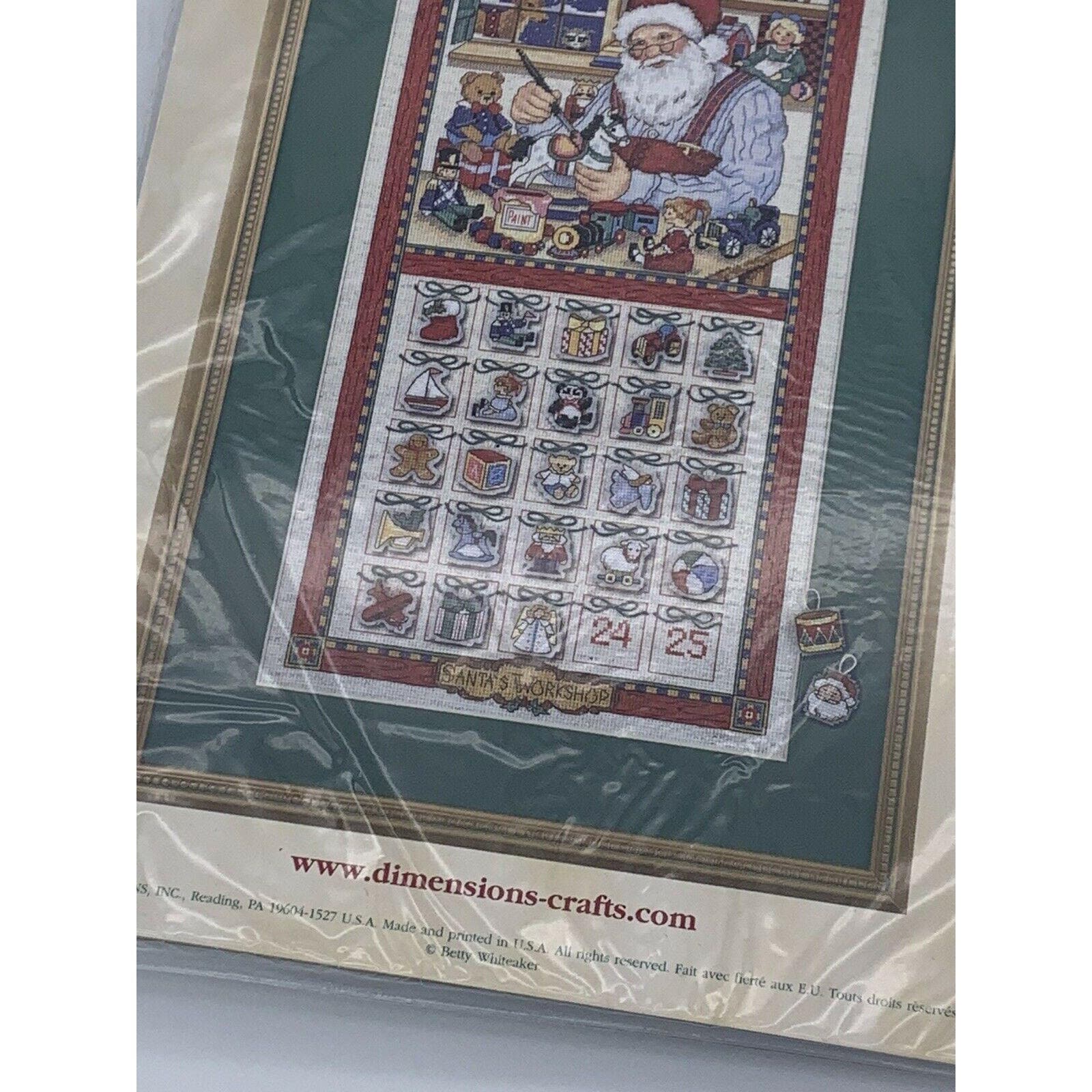 Dimensions Counted Cross Stitch Advent Calendar Kit Christmas Etsy