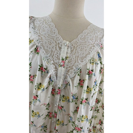 Victoria's Secret Floral Cotton Nightgown Cotton … - image 5