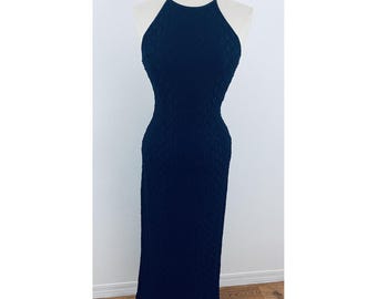 vintage Y2K Rampage Robe longue pour femmes, robe de bal de promo formelle extensible