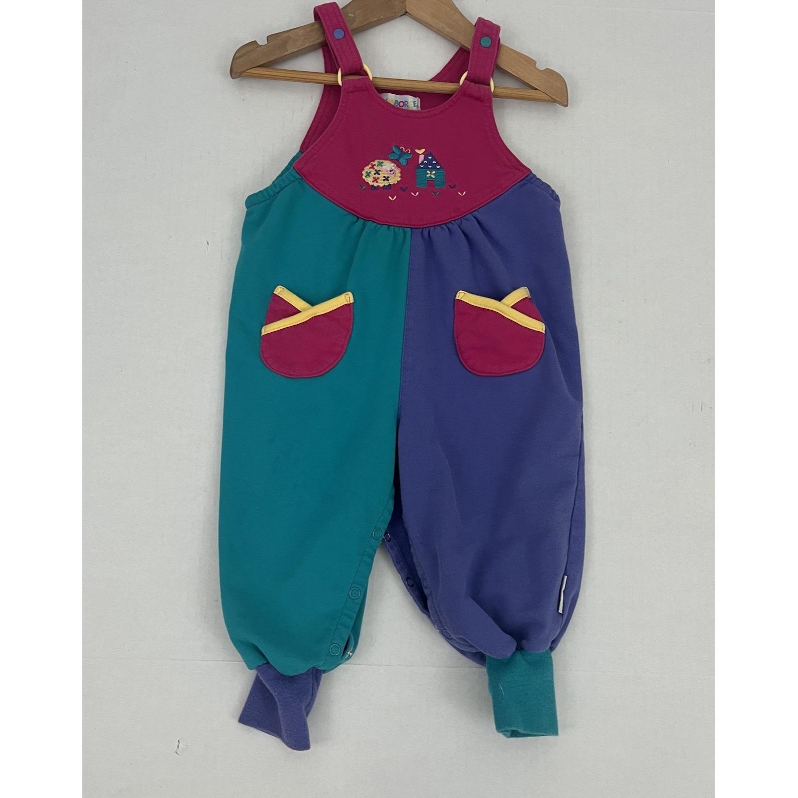 ワンピース vintage gymboree op 12-24M 90s Gymboree ジンボリー レインボータグ ワンピース