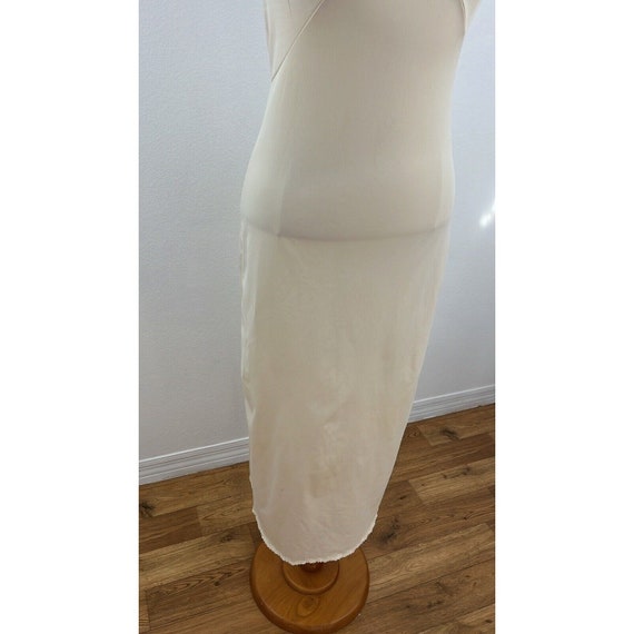 Vintage Olga Women's 32 Full Long Slip Ivory Styl… - image 4