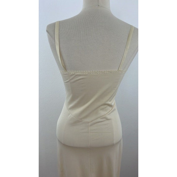 Vintage Olga Women's 32 Full Long Slip Ivory Styl… - image 7