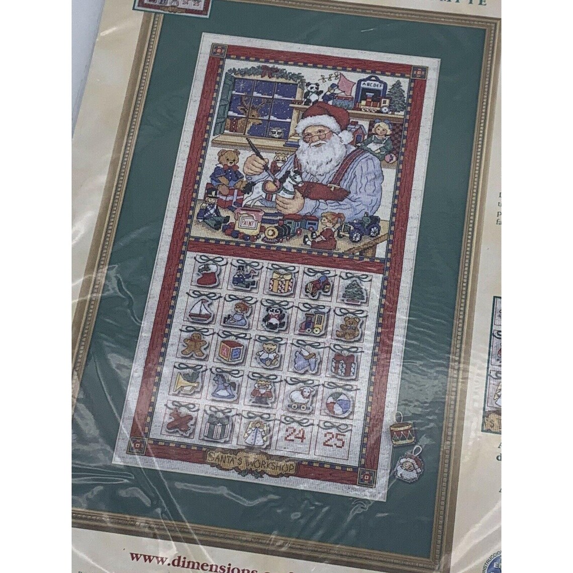 Dimensions Counted Cross Stitch Advent Calendar Kit Christmas Etsy