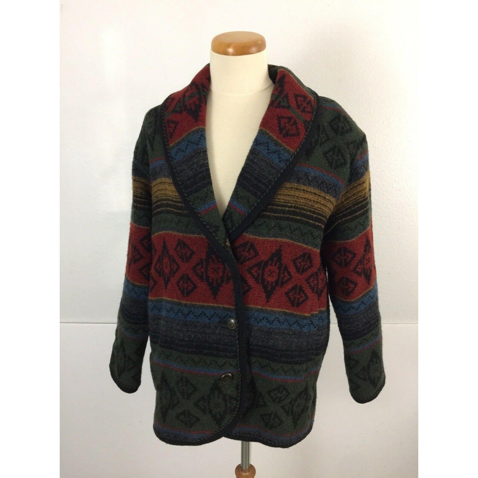 Vintage Woolrich Women's M Coat Wool Blanket Jacket Etsy