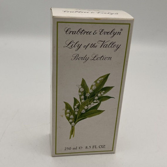 Vintage 1990 Crabtree & Evelyn Lily of the Valley Body Lotion 8.5