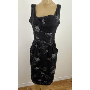 Vintage Alfred Shaheen Sarong Dress Tiki Hawaiian Wiggle Dress Floral