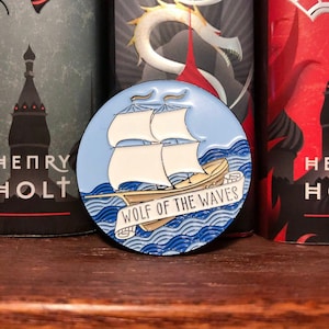 CLEARANCE: Wolf of the Waves · Shadow and Bone, Sturmhond, Nikolai Lantsov enamel pin
