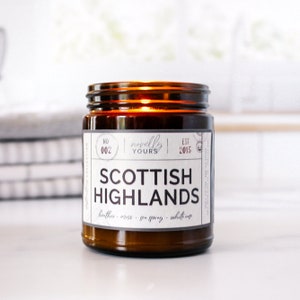 Scottish Highlands Scotland travel-inspired scented soy candle image 5