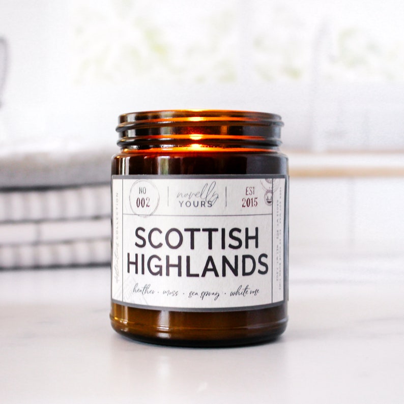 Scottish Highlands Scotland travel-inspired scented soy candle image 5