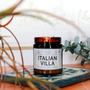 Italian Villa Italy, Europe trip travel inspired candle image 2