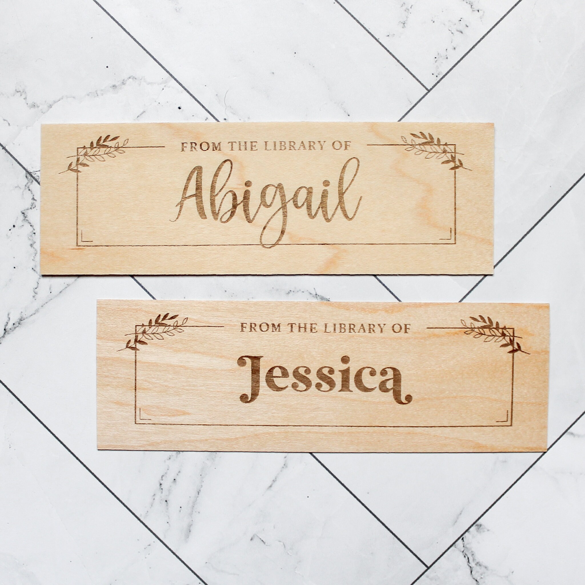 Custom Wood Burned Bookmark · custom Name, Custom Instagram, Booktok ...