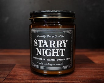 Starry Night · celestial & evening sky themed scented candle