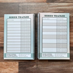 2024 Reading Tracker book log bibliophile notebook reader stats journal image 4