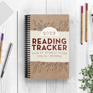 2023 Reading Tracker · book log & bibliophile notebook