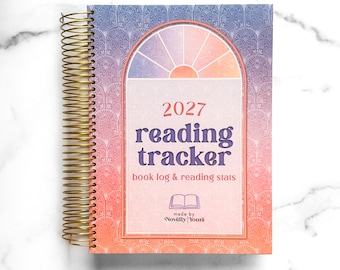 2027 Reading Tracker journal - Hardcover Book Log & Stats - PREORDER