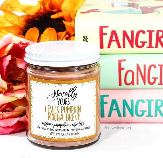 Levi's Pumpkin Mocha Breve 9oz jar Fangirl Inspired Etsy