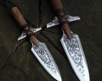 Sterling silver Gungnir. Odin's spear pendant (large or small).