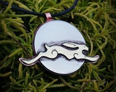The Lunar Leaping Hare Pendant.