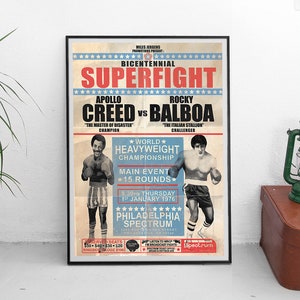 Rocky Balboa Etsy