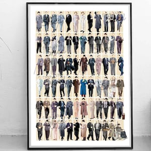 POIROT Wall Art Print , Agatha Christie Detective  TV Show Murder