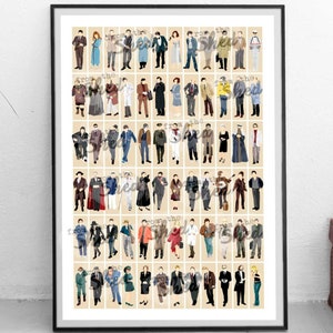 COLUMBO VILLAINS Vol. 1 Murderers Just One More Thing Wall Art Print  Peter Falk 1968 - 2003  TV Show  Murder 70s Fashion