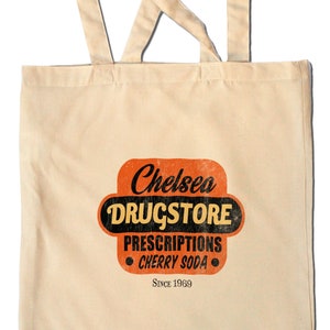 Stones Chelsea Drugstore Retro Shopping Bag / Tote Bag Let it Bleed You Can't Always Get What You Want 60s image 1