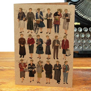 Jessica Fletcher Greeting Card  Murder She Wrote  TV Show Fashion  Murder Mystery 80s  90s