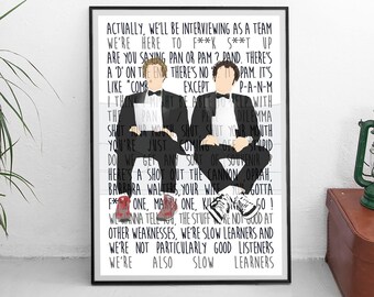 Step Brothers Movie Quotes Wall Art Print Poster Will Ferrell