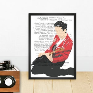Clash - London Calling - A4 Wall Art Print - Strummer - Song Lyrics - Punk - 70s - Punk Rock - Music - Classic Album