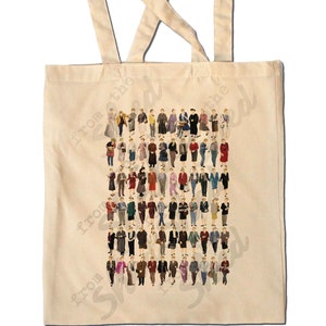 JESSICA FLETCHER & Cabot Cove Shopping Tote Bag Murder She Wrote TV Show Murder 80s Fashion