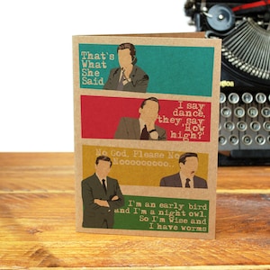 The American Office - Michael Scott - Steve Carell - Quotes - That&#39;s what she said - Recycled Greeting Card - TV Comedy