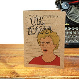 Napoleon Dynamite - General Greeting Card Classic Nerd Comedy Movie Vote for Pedro