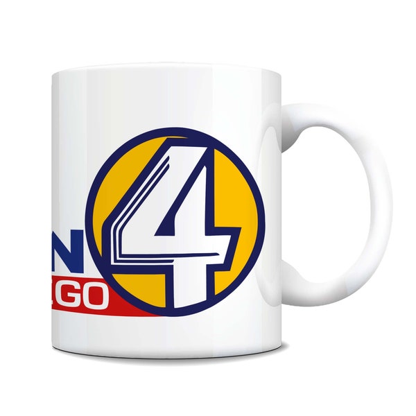 Anchorman - Coffee Mug - Channel 5 News - Ron Burgundy - Stay Classy - Will Ferrell - Comedy