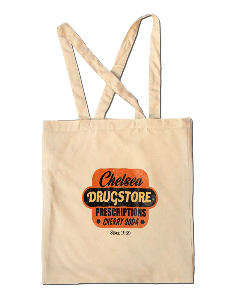 Stones Chelsea Drugstore Bolsa de compras retro / Bolsa de mano Déjalo sangrar No siempre puedes conseguir lo que quieres Años 60 imagen 1