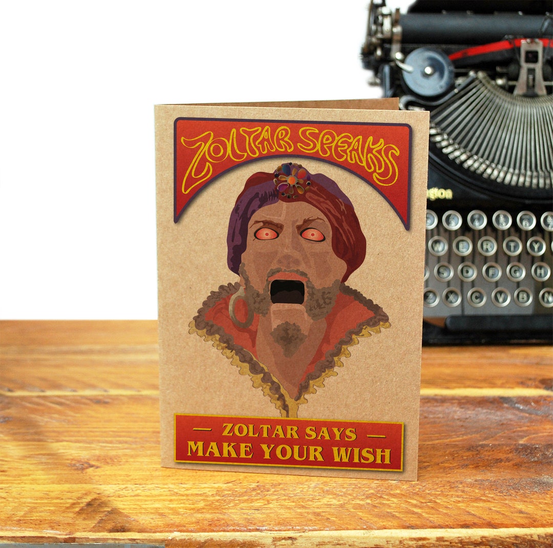 Zoltar Speaks Big General Greeting Card Tom Hanks Classic 80s Movie - Etsy