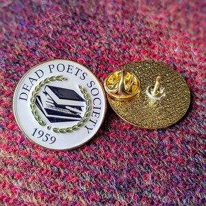 Dead Poets Coat Bag Pin