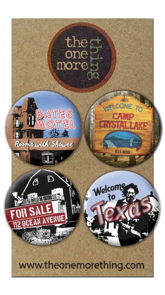 The Texas Chainsaw Massacre Leatherface Retro Horror Enamel Pin Badge