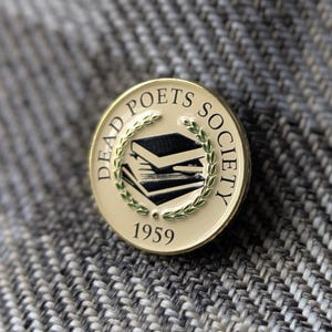 Dead Poets Society Enamel Pin Bookish