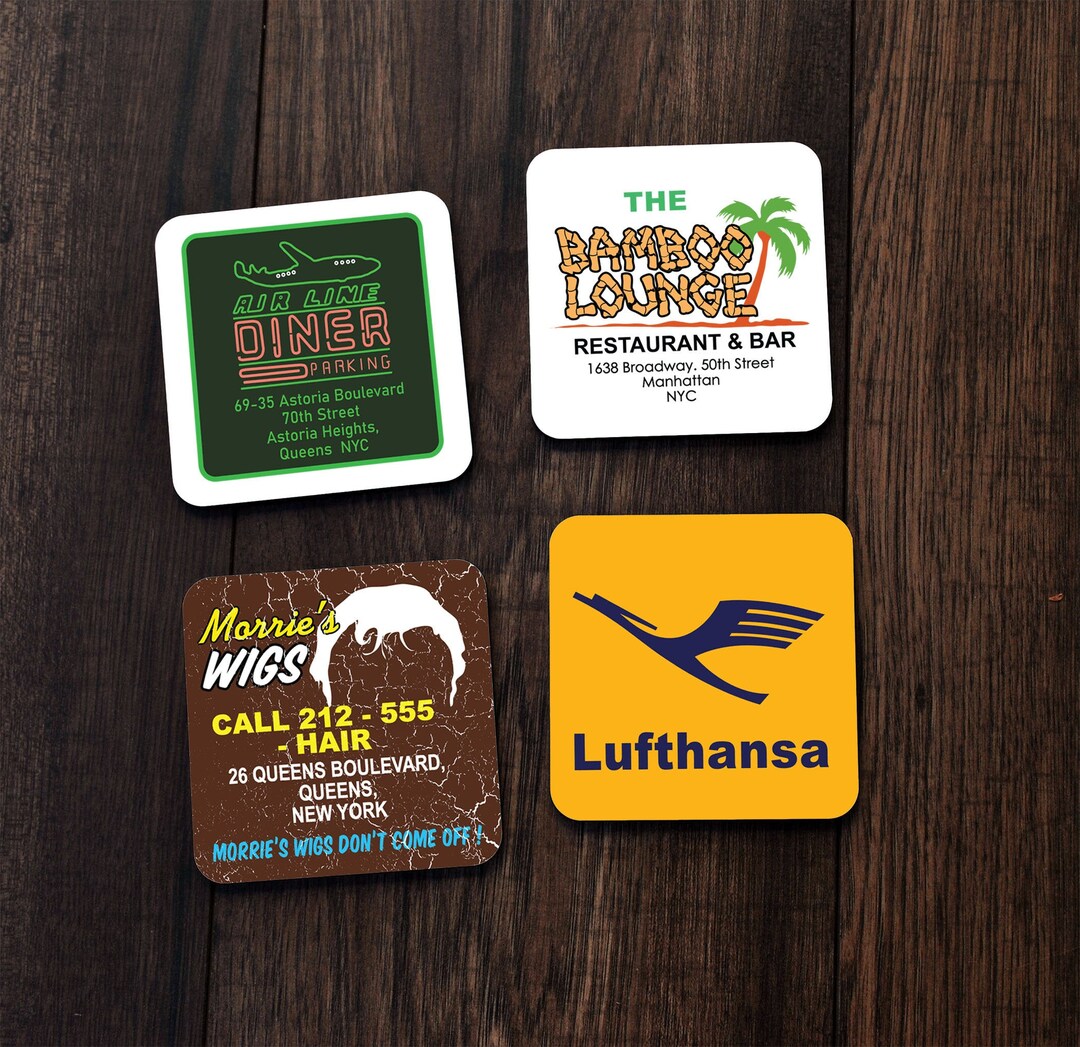 Goodfellas Drinks Coasters Set of 4 Bamboo Lounge 